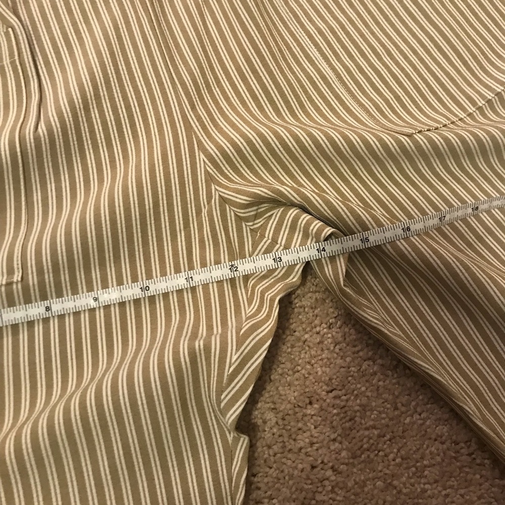 Roolee tan striped jumpsuit NWT - Picture 6 of 8